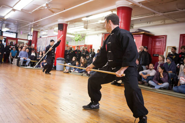 Chinese kung-Fu martial arts. (Photo by: Education Images/Universal Images Group via Getty Images)
