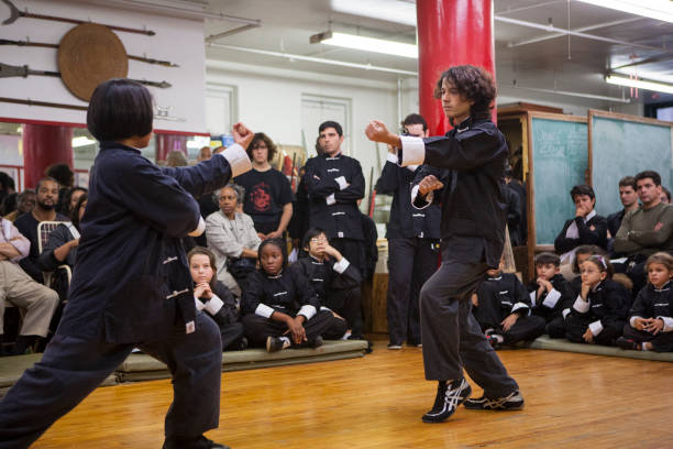 Chinese kung-Fu martial arts. (Photo by: Education Images/Universal Images Group via Getty Images)
